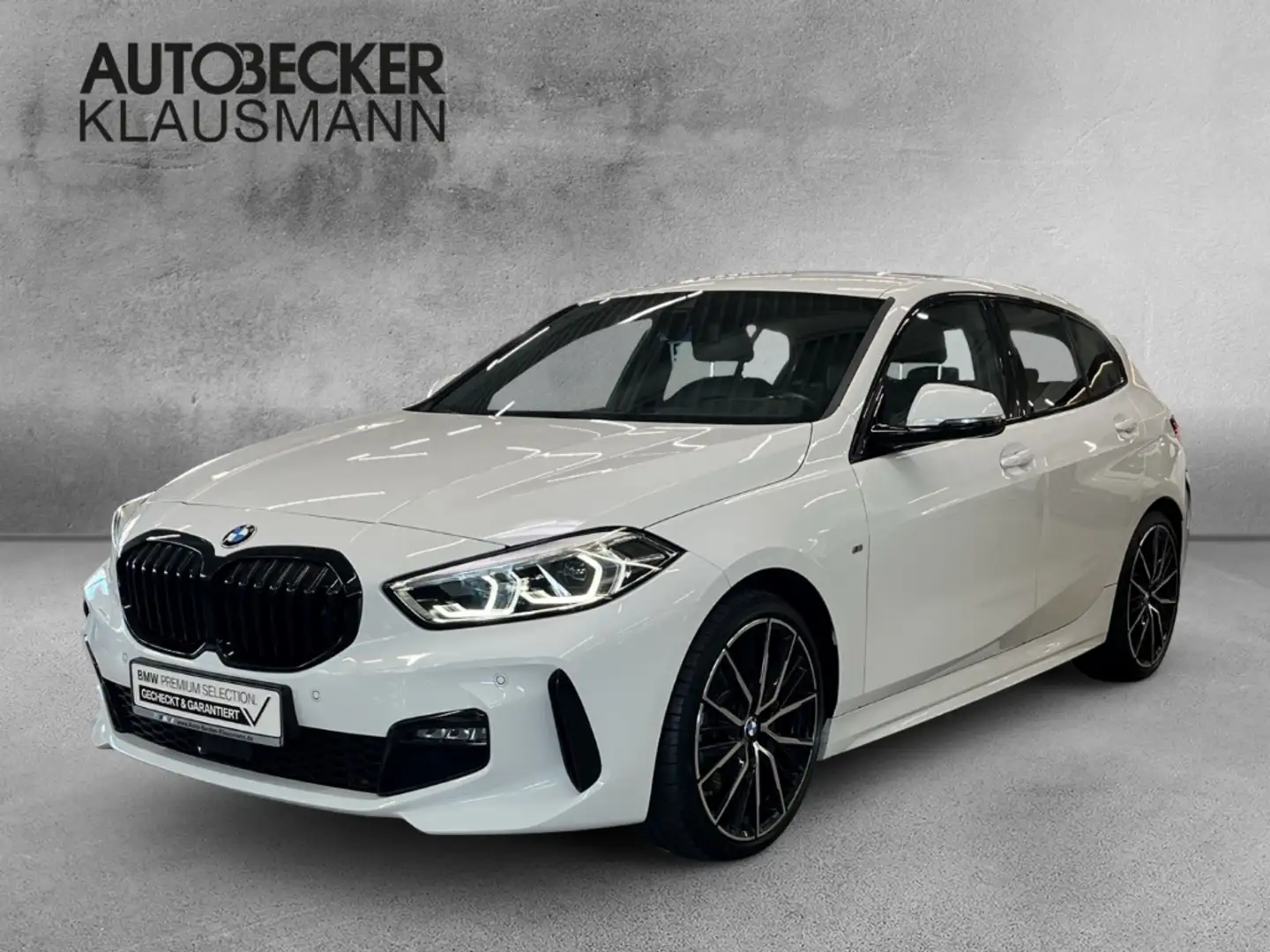 BMW 120 d AUTOMATIK M SPORT LC PROF NAVI HuD LED PDC Weiß - 1