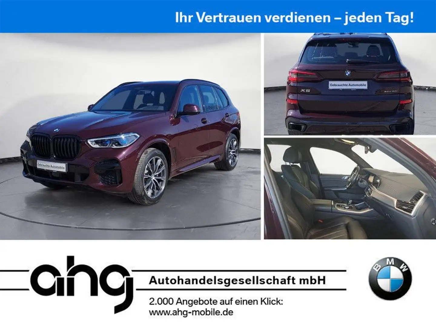 BMW X5 xDrive40i M Sportpaket Innovationsp. Head-Up Lilla - 1