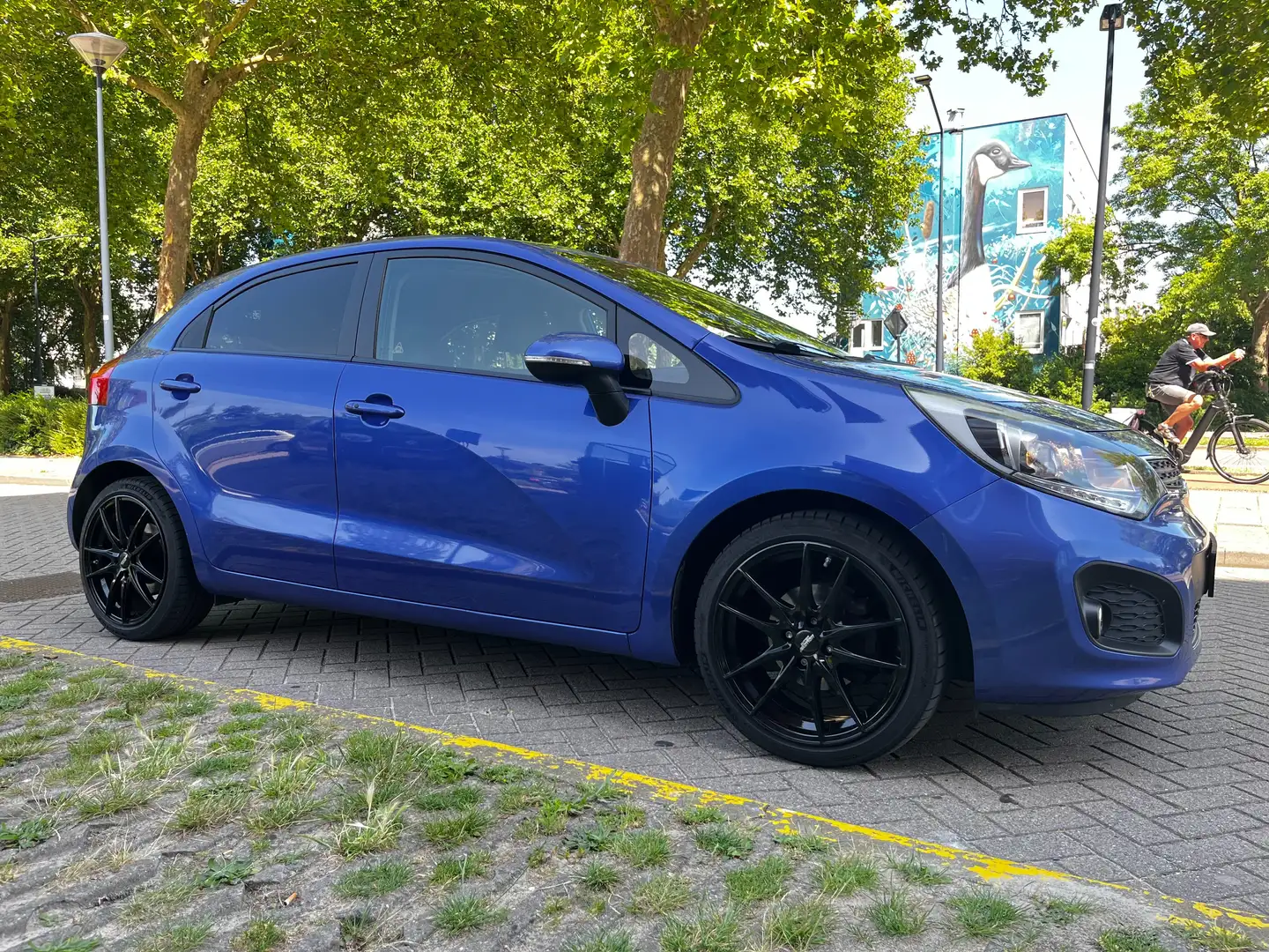Kia Rio Rio 1.2 CVVT Super Pack Blauw - 1