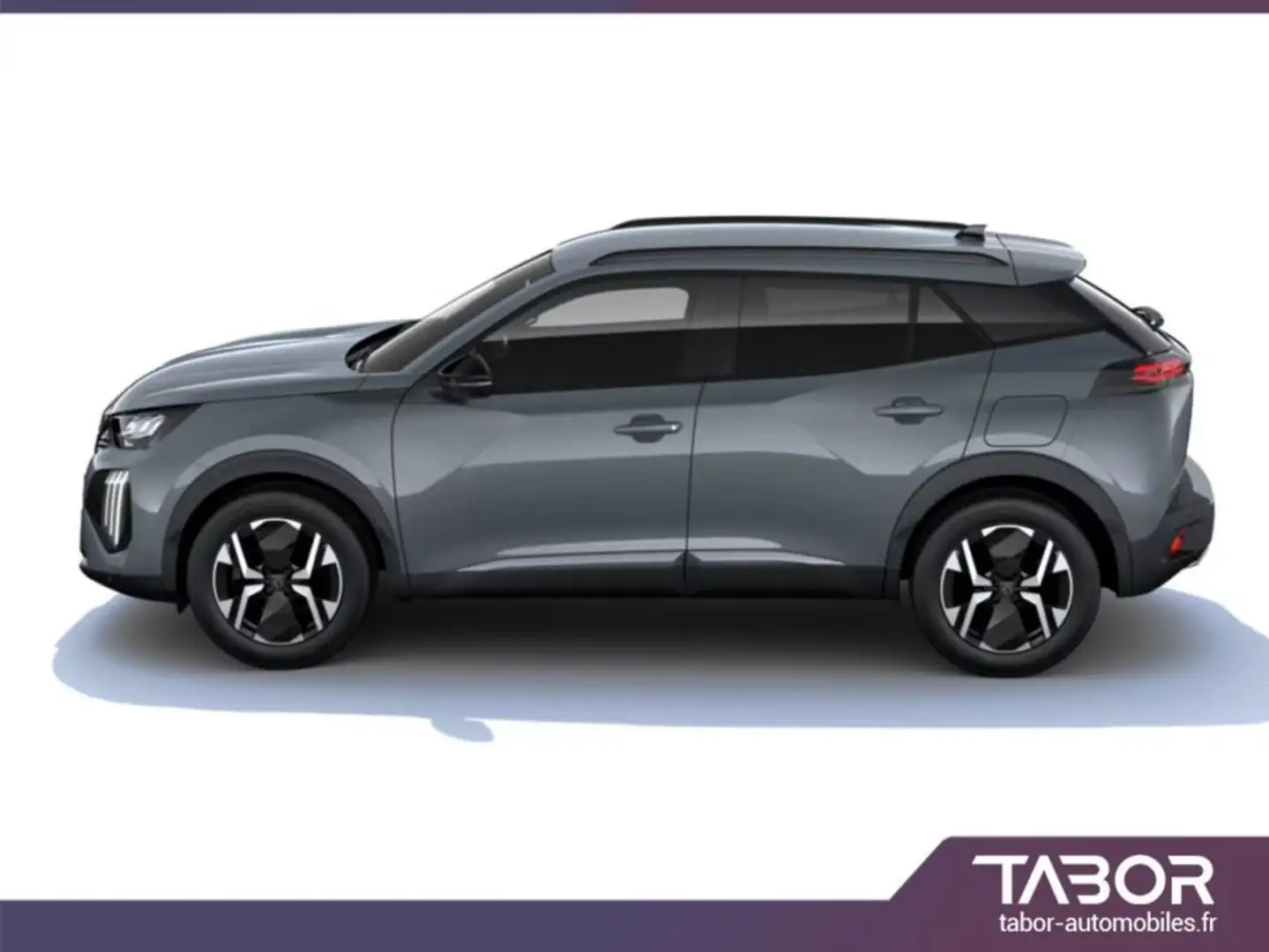 Peugeot 2008 MHEV 145 DSC6 Allure GPS ACC 360° Gris - 2