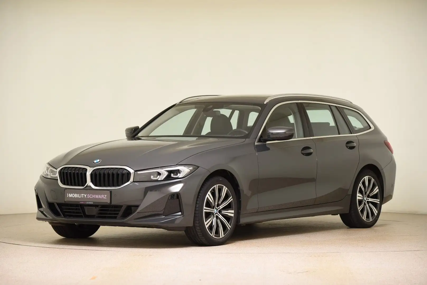 BMW 320 d Touring xDrive DriveAss Pano ACC Navi Alarm Grigio - 1