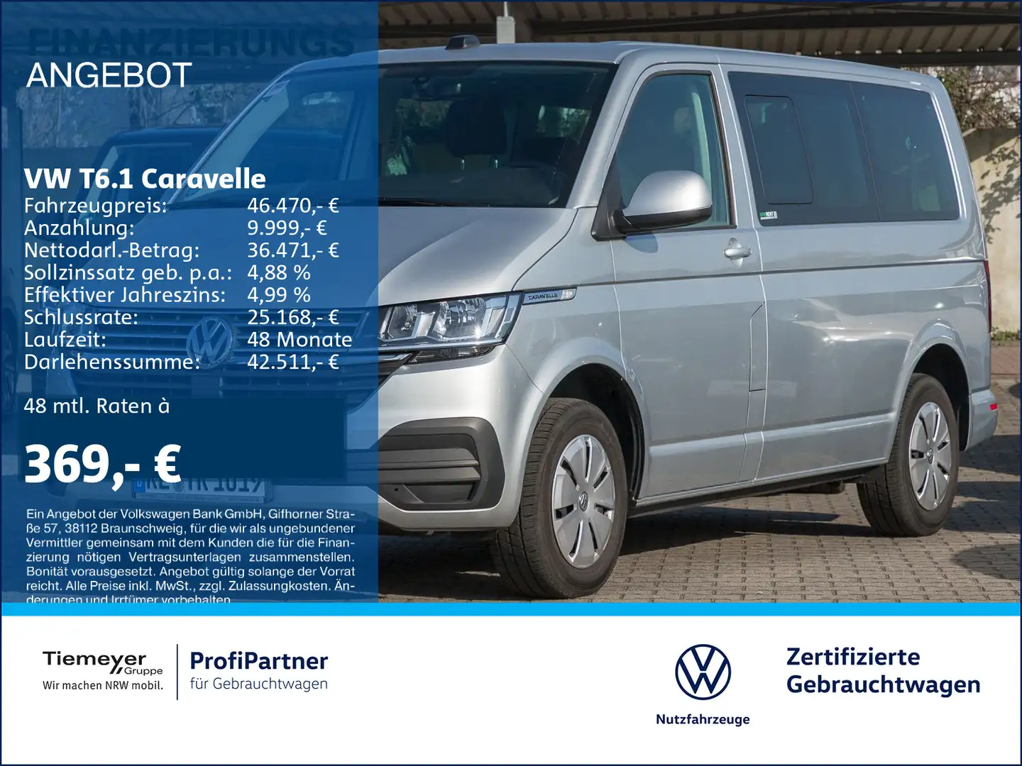 Volkswagen T6.1 Caravelle DSG 8-SITZE NAVI CLIMATRONIC Silber - 1