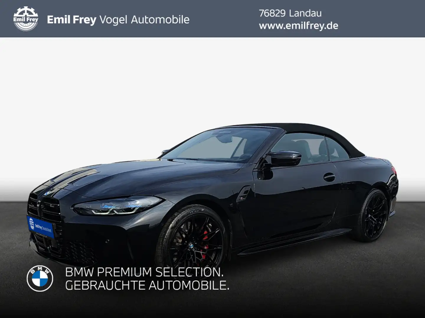 BMW M4 Cabrio Competition M xDrive Laserlicht LHZ Schwarz - 1
