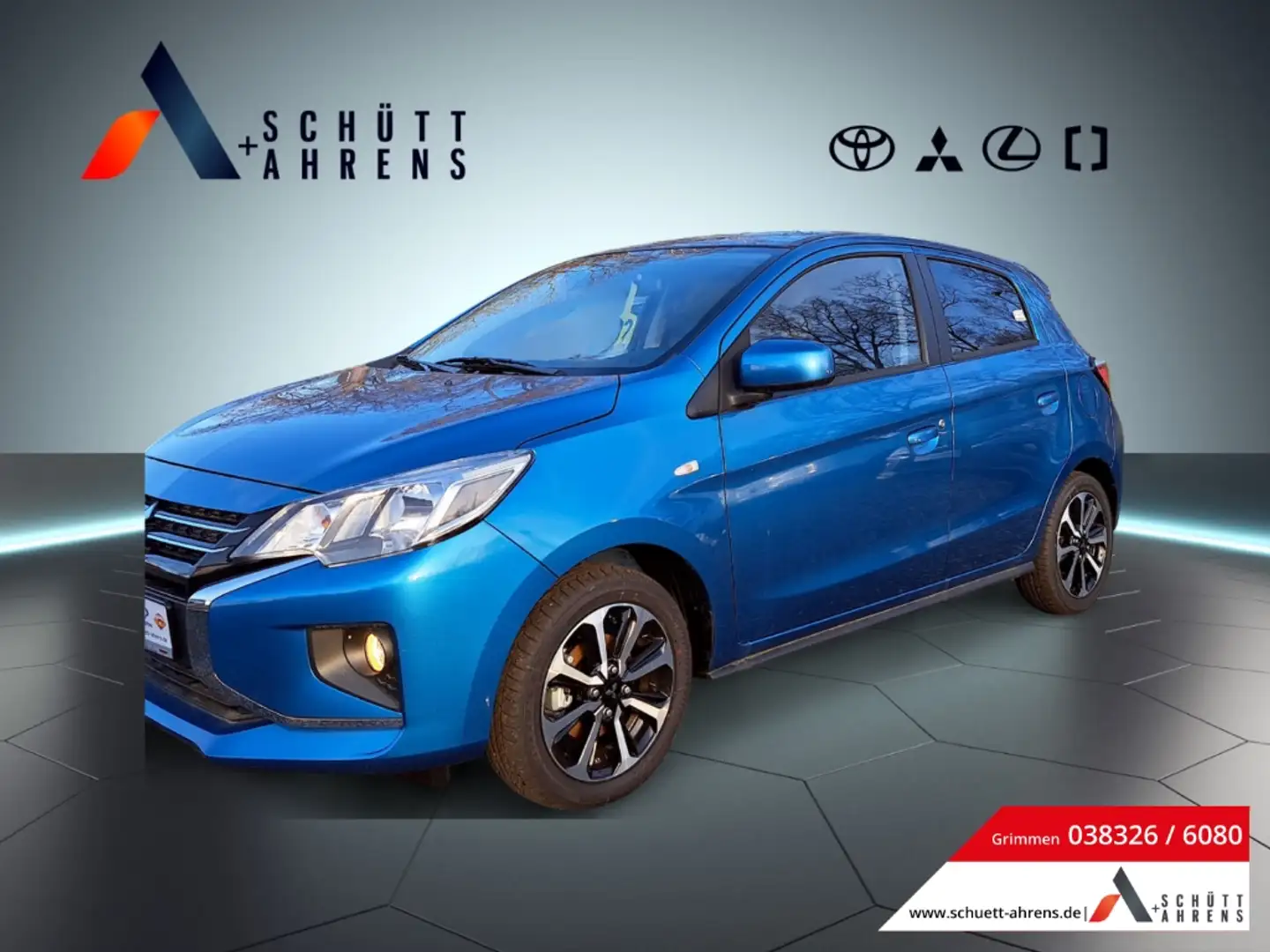 Mitsubishi Space Star 1.2 EU6d Select+ 1,2 l MIVEC M T AS&G Kék - 1