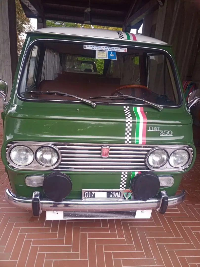 Fiat 850 FAMILIARE VAN Vert - 1