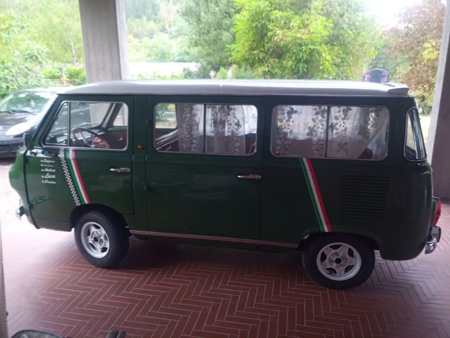 Fiat 850 FAMILIARE VAN Groen - 2