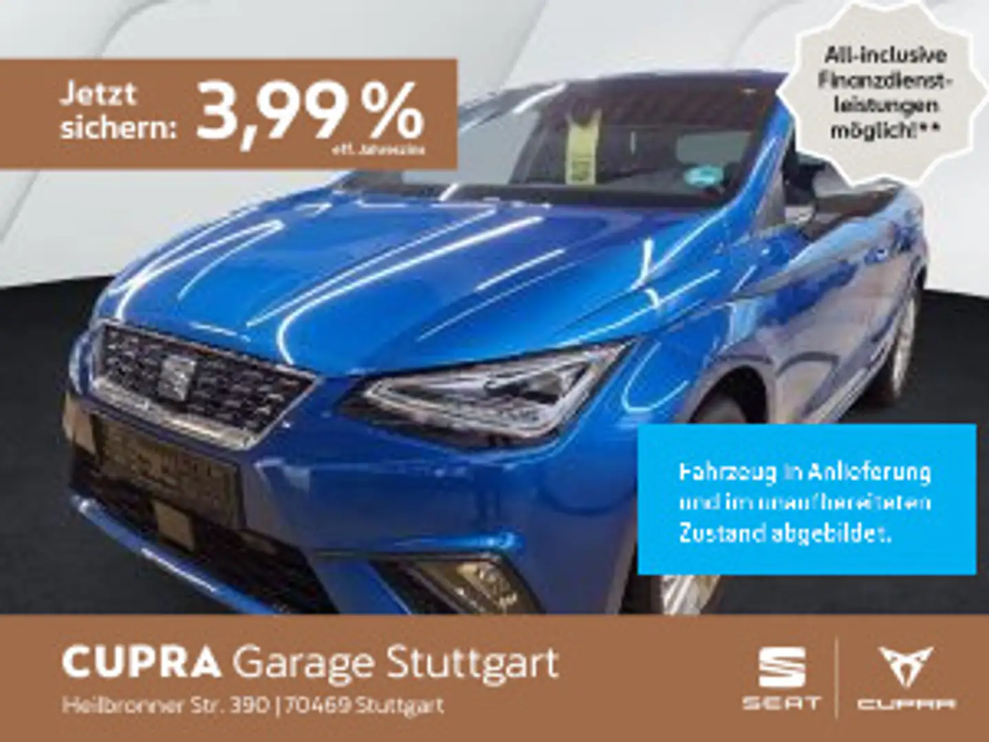 SEAT Ibiza Xcellence 1.0 TSI 85kW DSG *Kamera* *Keyle Blau - 1