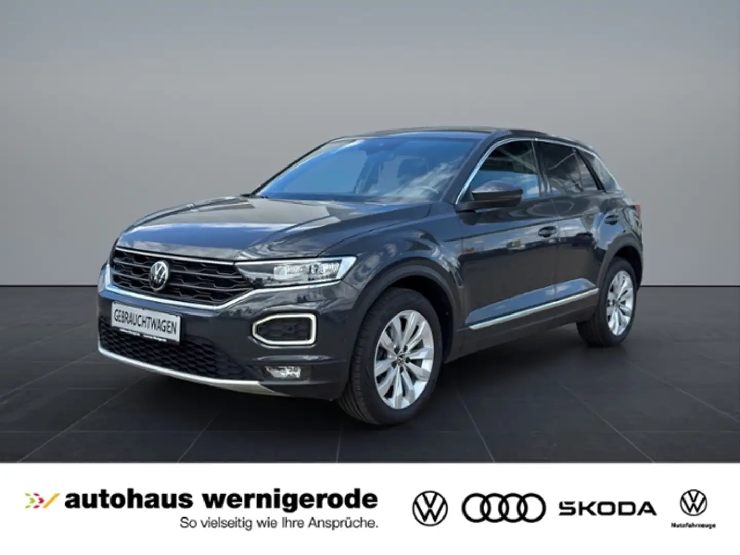 Volkswagen T-Roc 1.5TSI Sport LED/AHK/Kamera/Navi/ACC Gris - 1