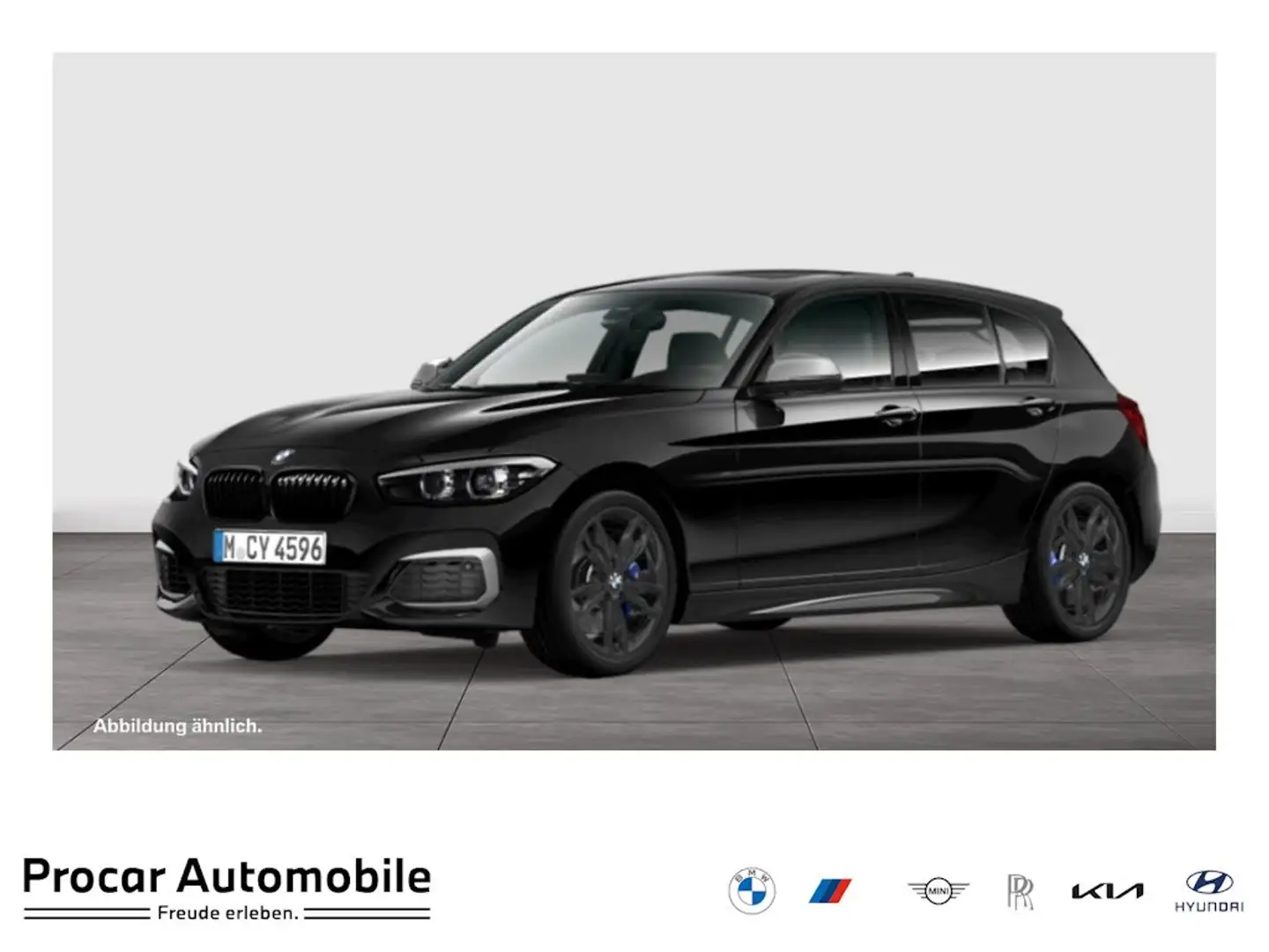 BMW 140 M140i xDrive H/K+ADAPT.LED+DA+KAMERA+GLASDACH Schwarz - 1