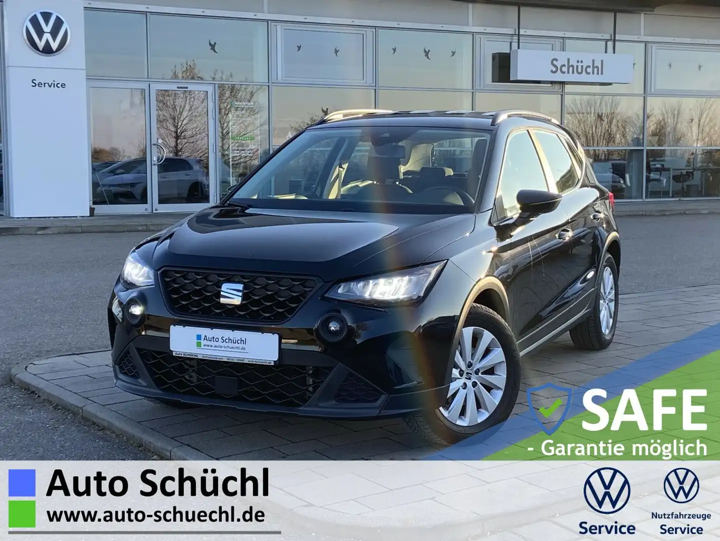SEAT Arona 1.0 TSI Style NAVI-PRO+LED+FULL-LINK+DAB+L Schwarz - 1
