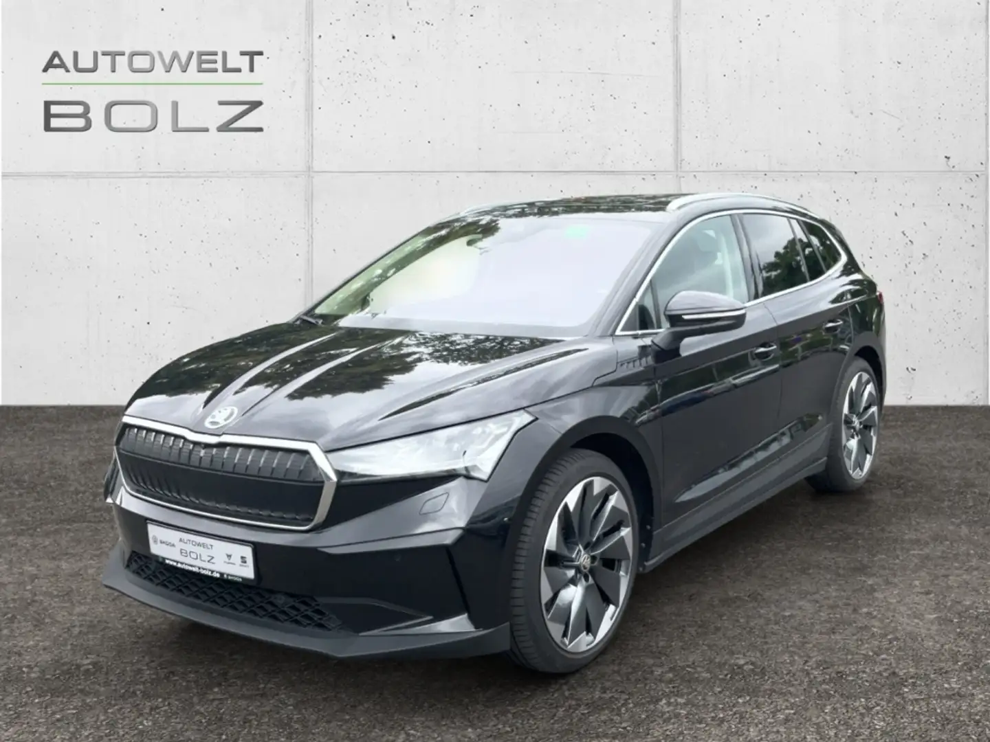 Skoda Enyaq ecoSuite 80 HUD Panodach Navi Leder 360 Grad Digit Schwarz - 1