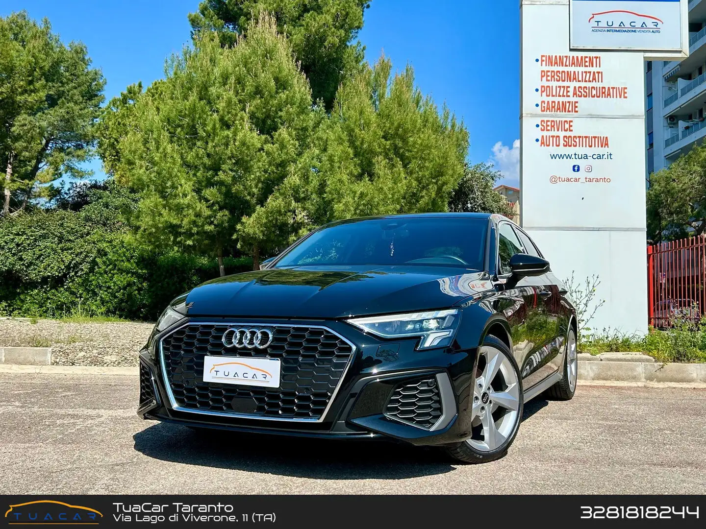 Audi A3 S Line Edition 2.0 30 TDI Noir - 1