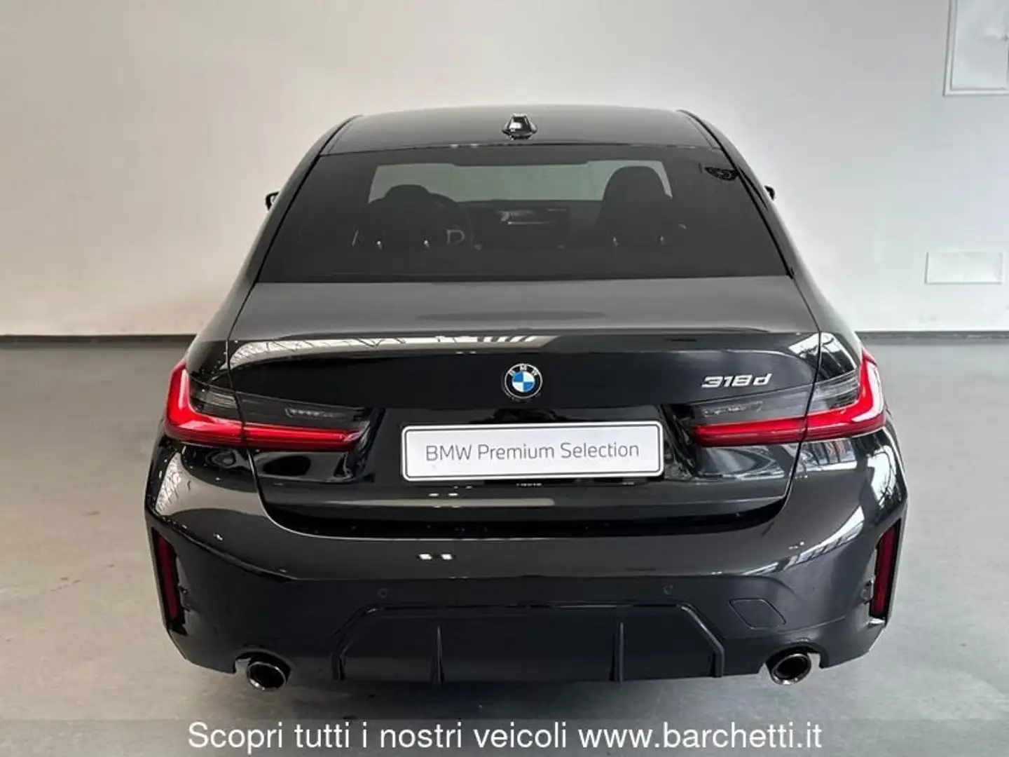 BMW 318 318d mhev 48V Msport auto Nero - 2