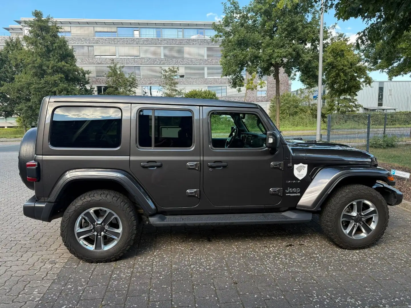Jeep Wrangler Unlimited Sahara Sky Pano Grau - 2