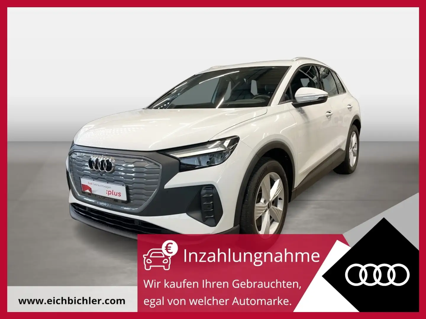 Audi Q4 e-tron Q4 40 e-tron ACC STH HUD SpurH LED KAM 3xKlima Weiß - 1