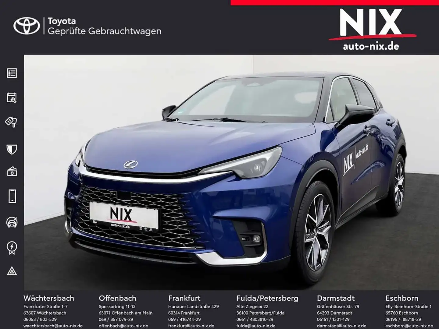 Lexus LBX 1.5 Hybrid Emotion Technologie Safe & Sound Bleu - 1