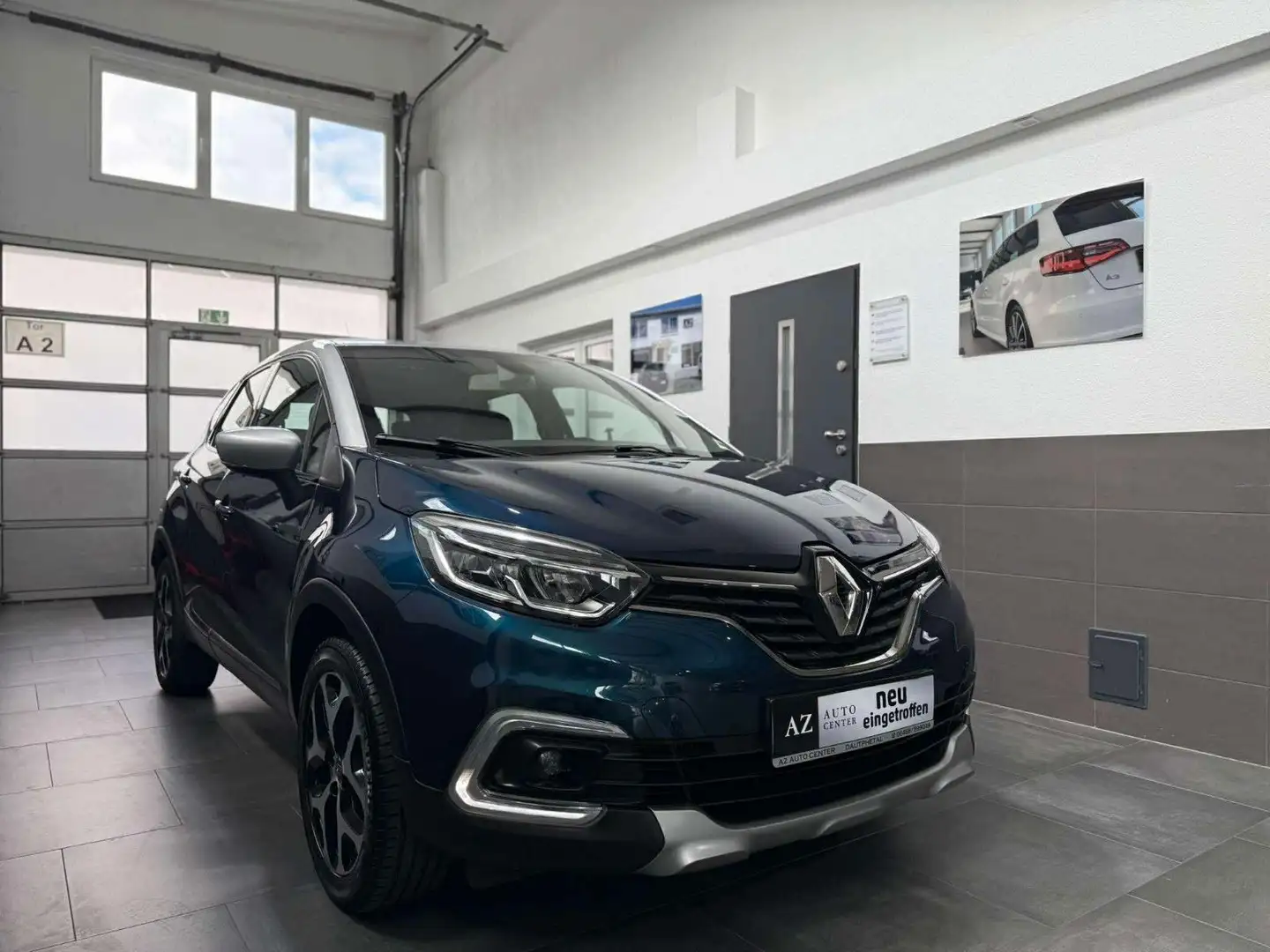 Renault Captur 0.9 Intens LED/NAVI/AHK/EURO6/PDC/KLIMA Blu/Azzurro - 2