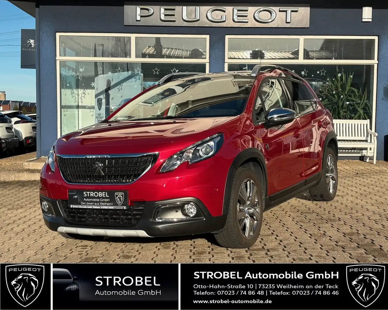 Peugeot 2008 Crossway Pano/Rückfahr/Navi/SHZ Rouge - 1