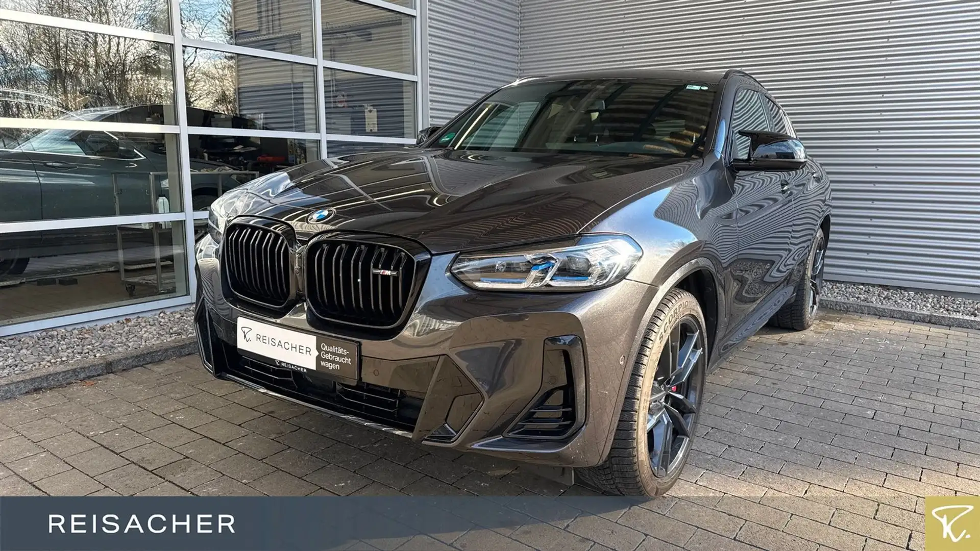 BMW X4 M d Navi HUD 360° ACC AHK Pano Laser 21"LM Grau - 1