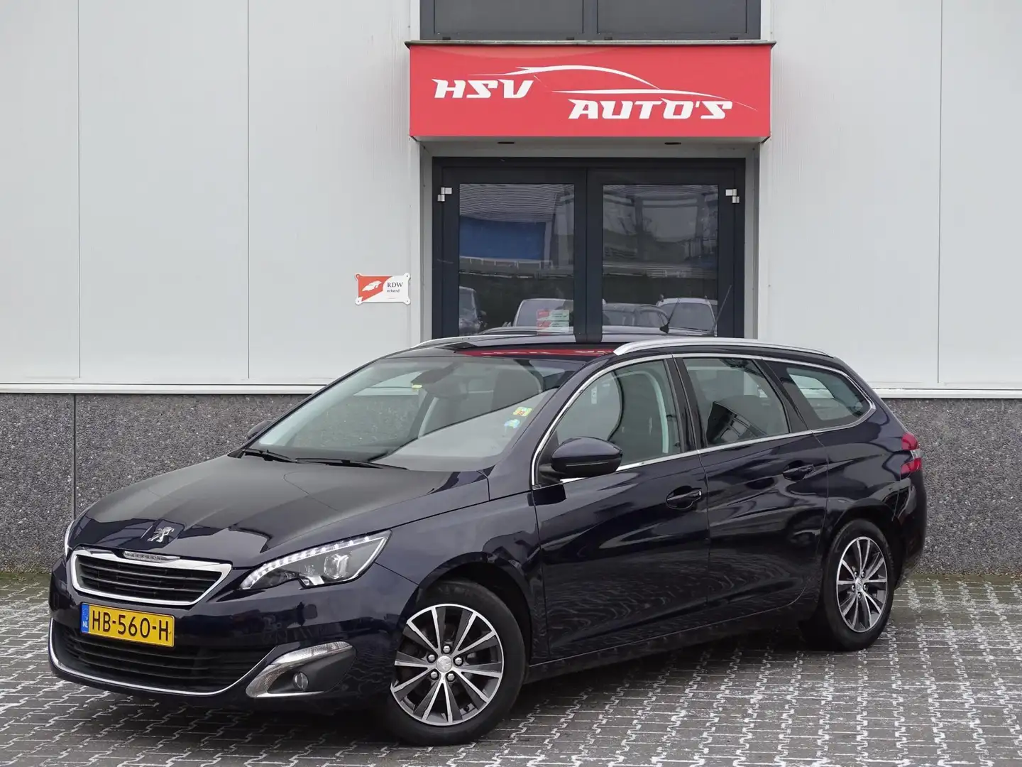 Peugeot 308 SW 1.2 PureTech Allure Ecc navigatie org NL 2015 Blauw - 1