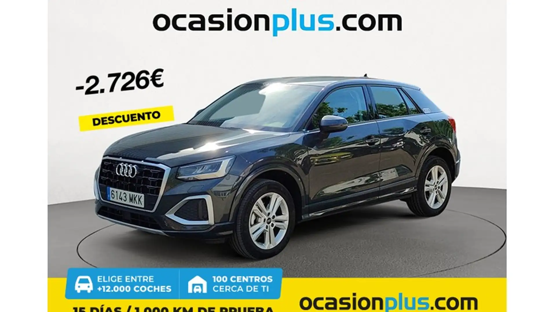 Audi Q2 30 TDI Advanced S tronic 85kW Gris - 1