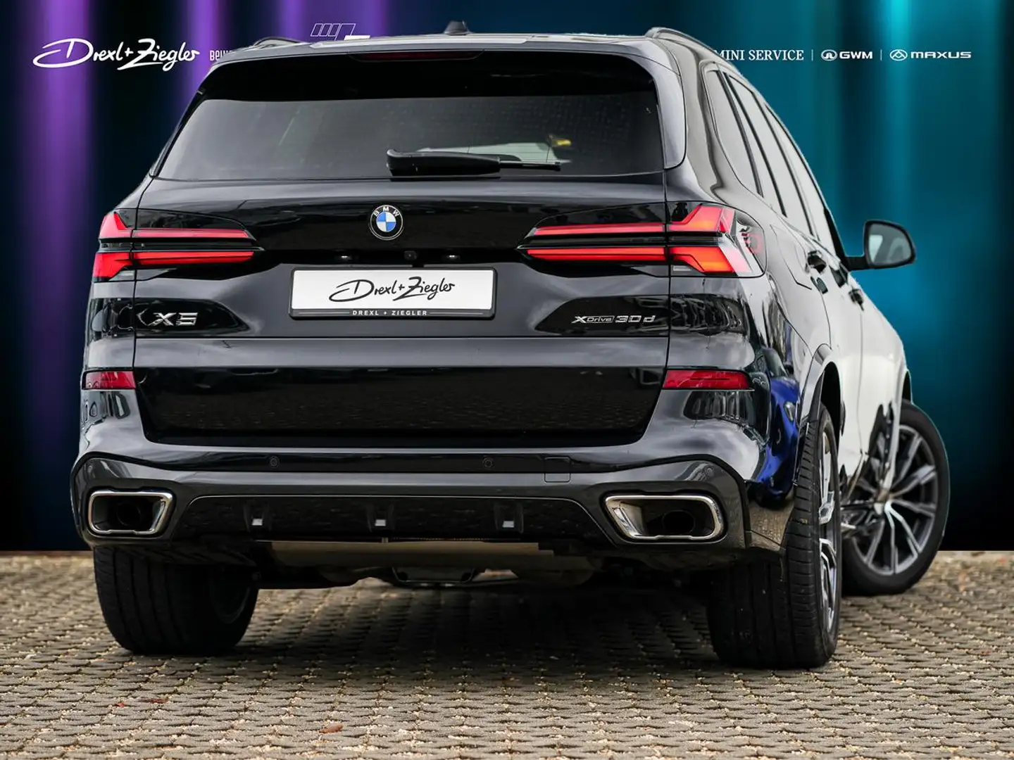 BMW X5 xDrive30d M-Sport 20" AHK ACC H&K KoZg K360° Schwarz - 2