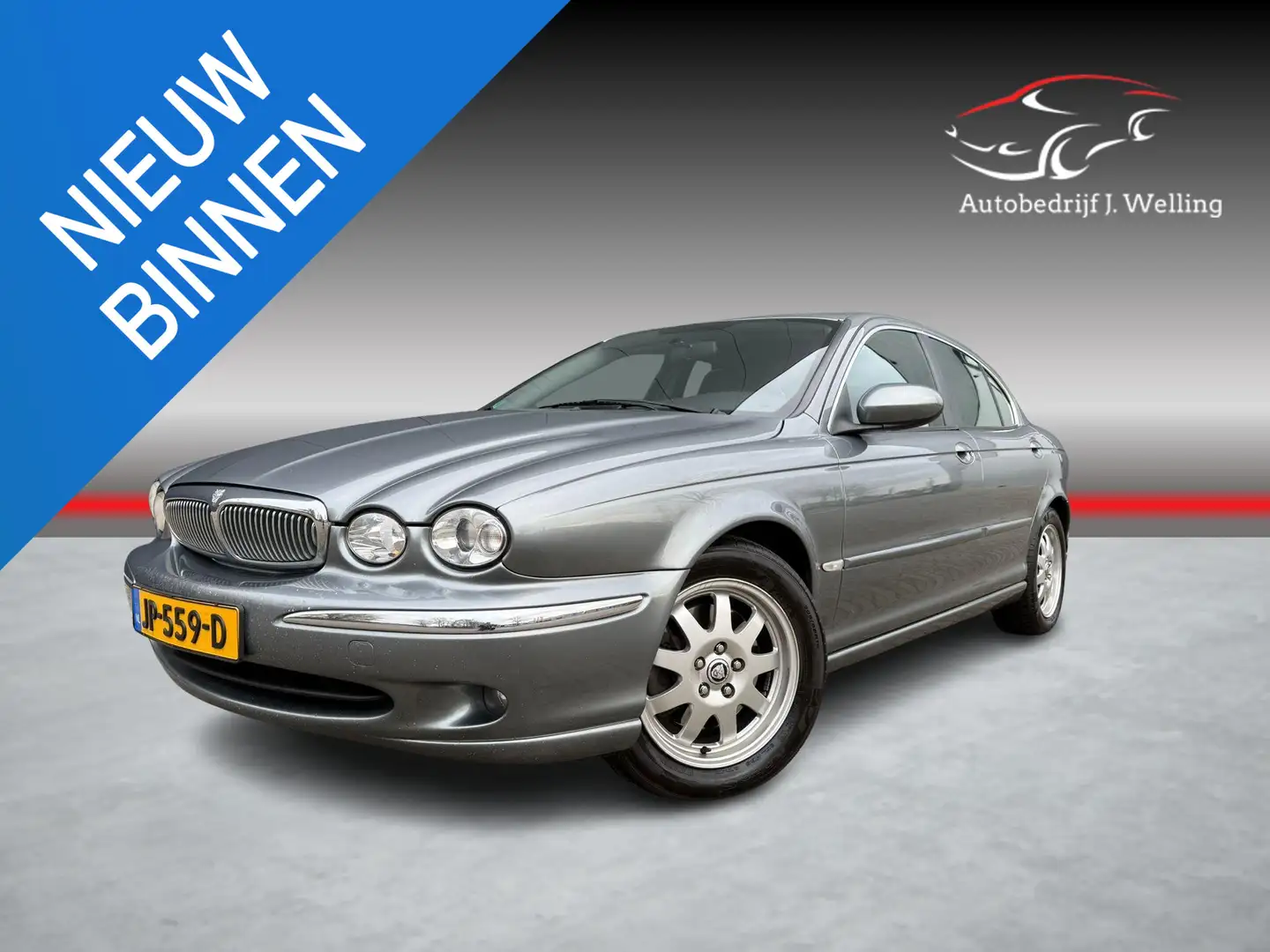 Jaguar X-Type 2.2 D Executive leder / navi / trekhaak Grijs - 1