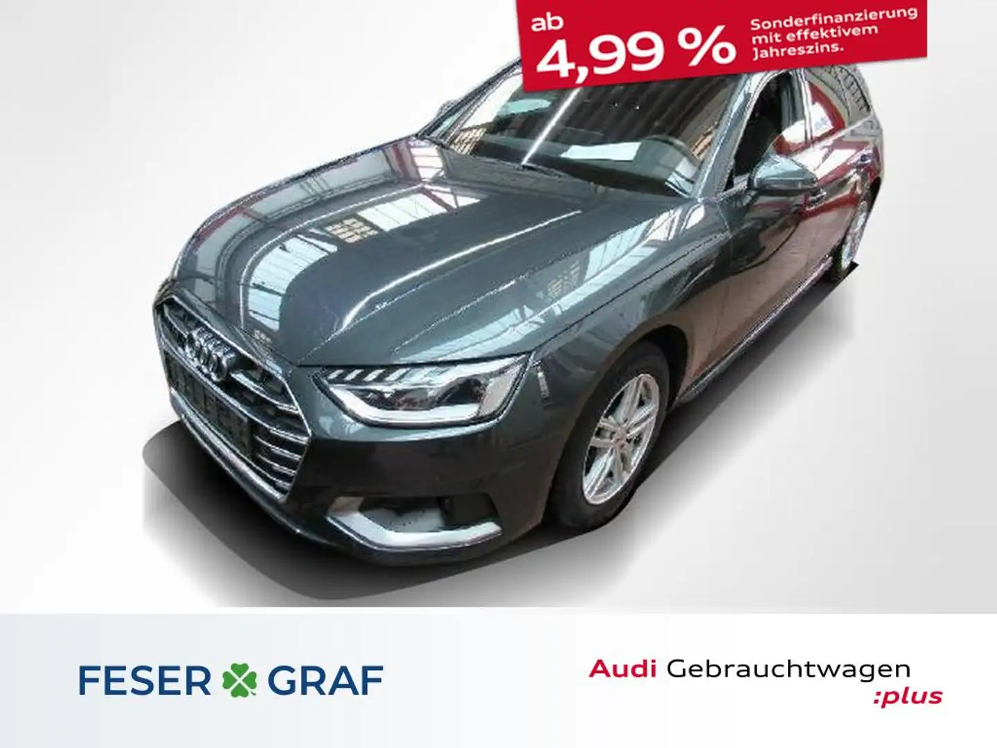 Audi A4 Avant 35 TDI advanced S tronic Grau - 1