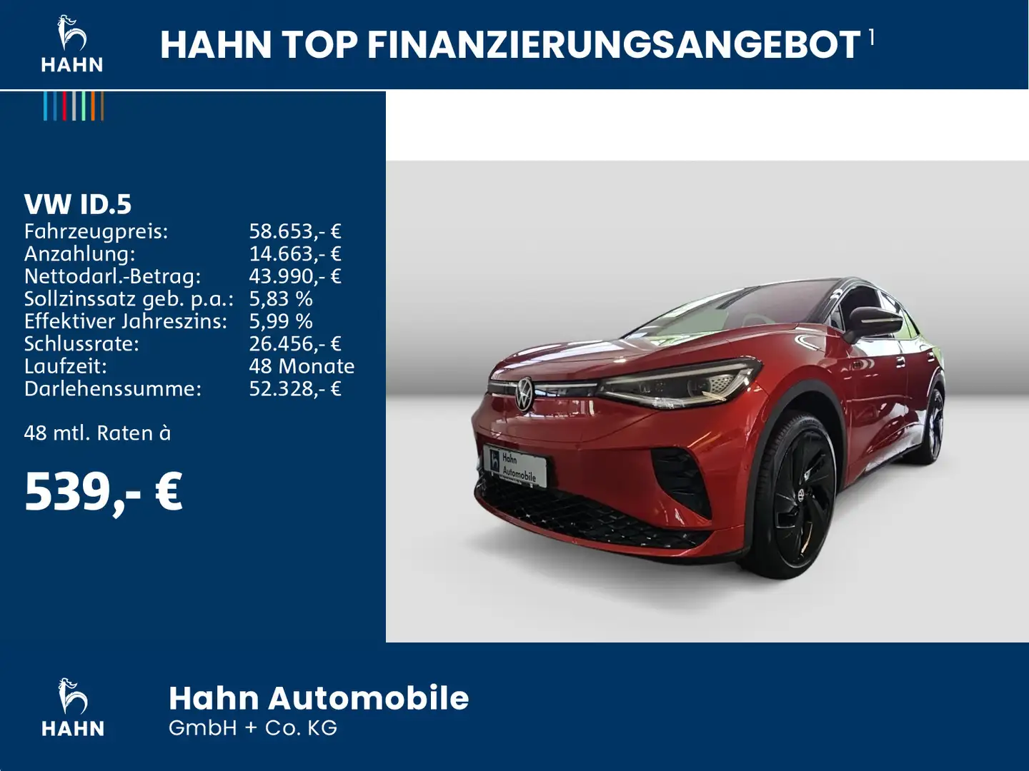 Volkswagen ID.5 GTX 4Motion Roşu - 2