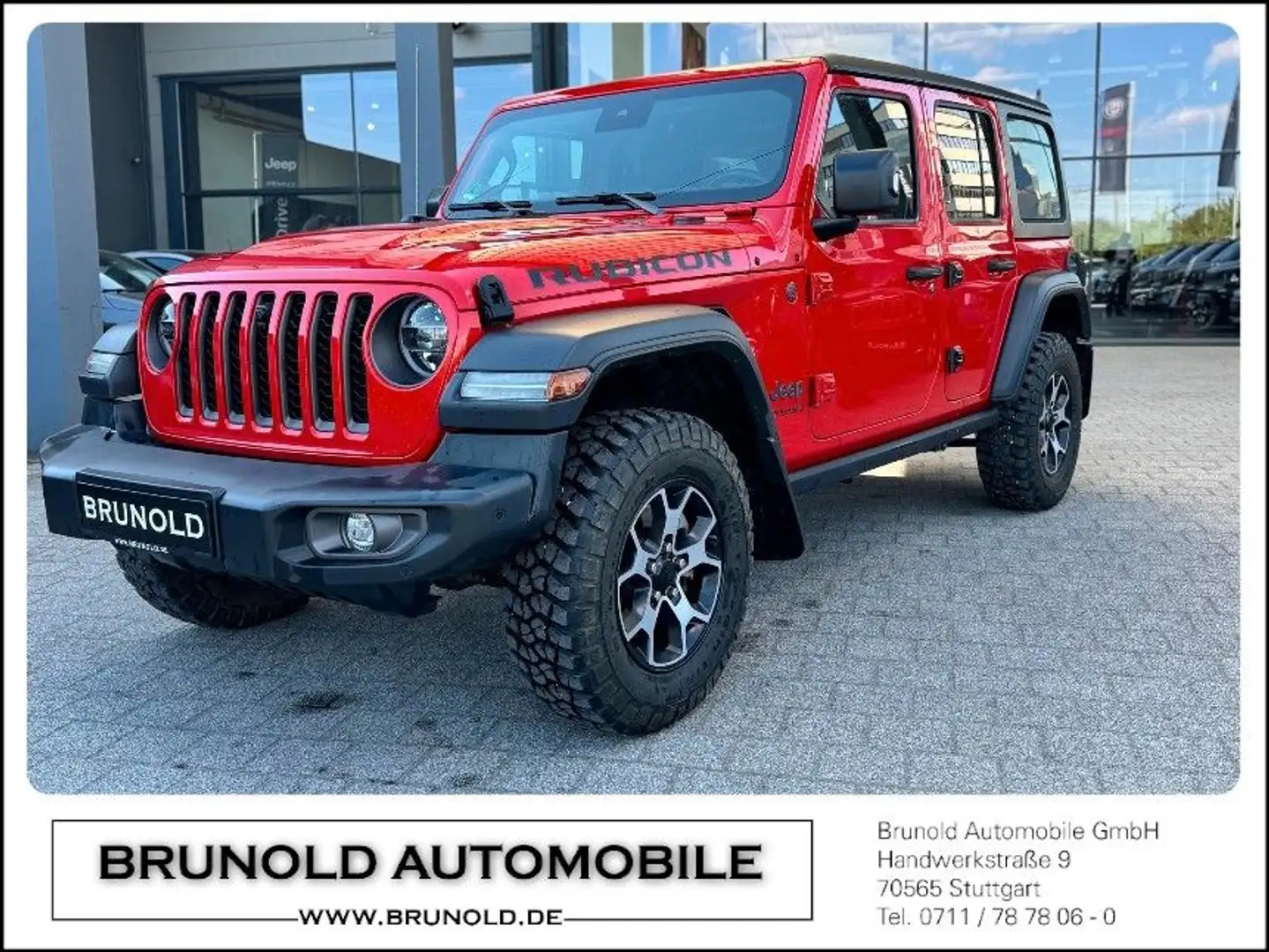 Jeep Wrangler JL WRANGLER UNLIMITED Rubicon 2.0l T-GDI 270PS Rot - 1