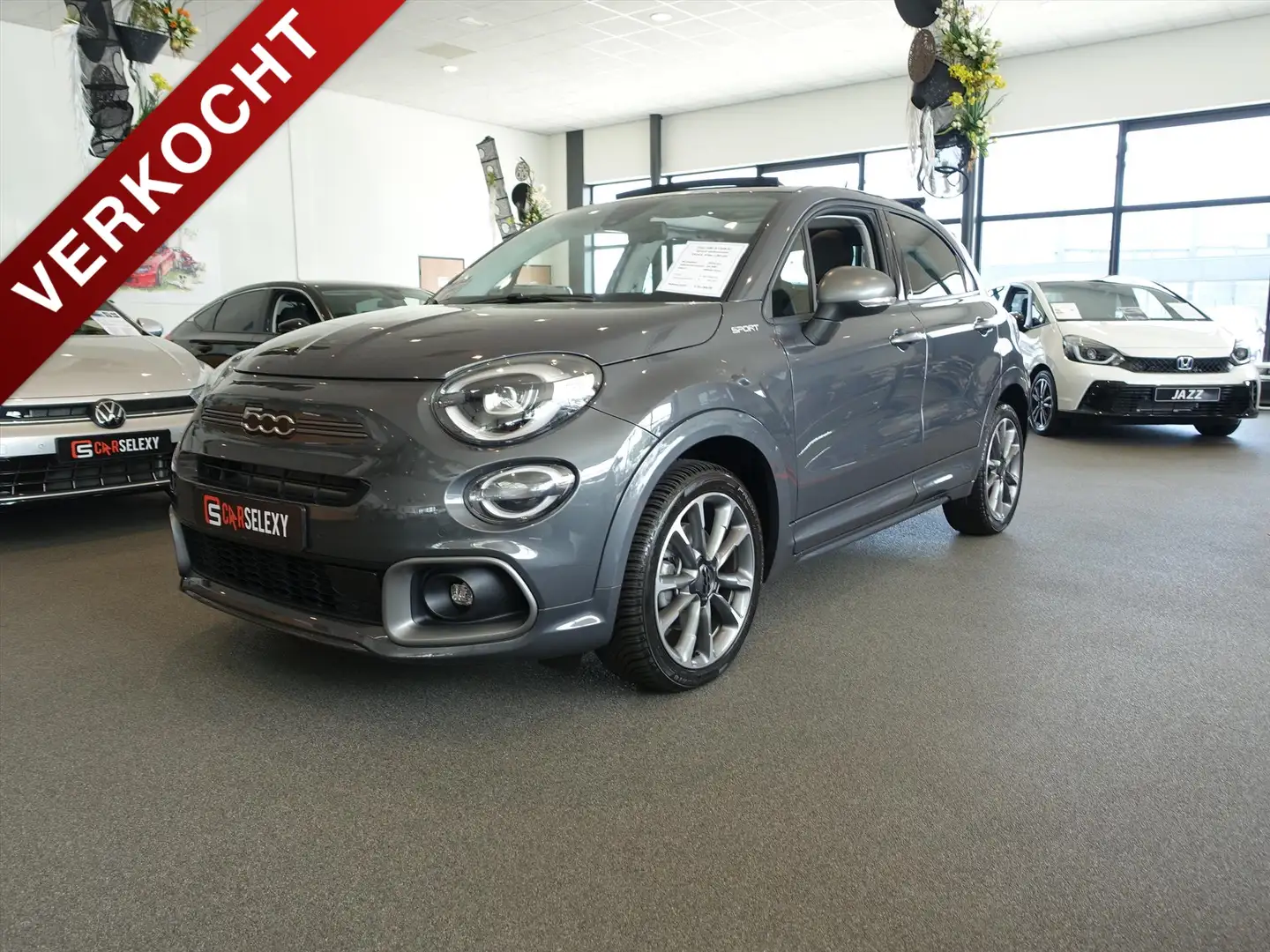 Fiat 500X 1.5 Hybrid 130pk DCT Sport Dolce Vita Cabrio Grijs - 1