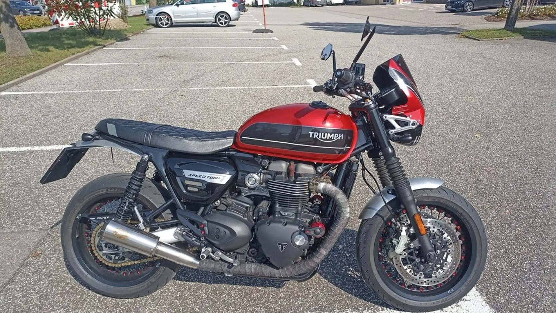 Triumph Speed Twin 1.Hand,Zubehör: Beschreibung beachten Gri - 2