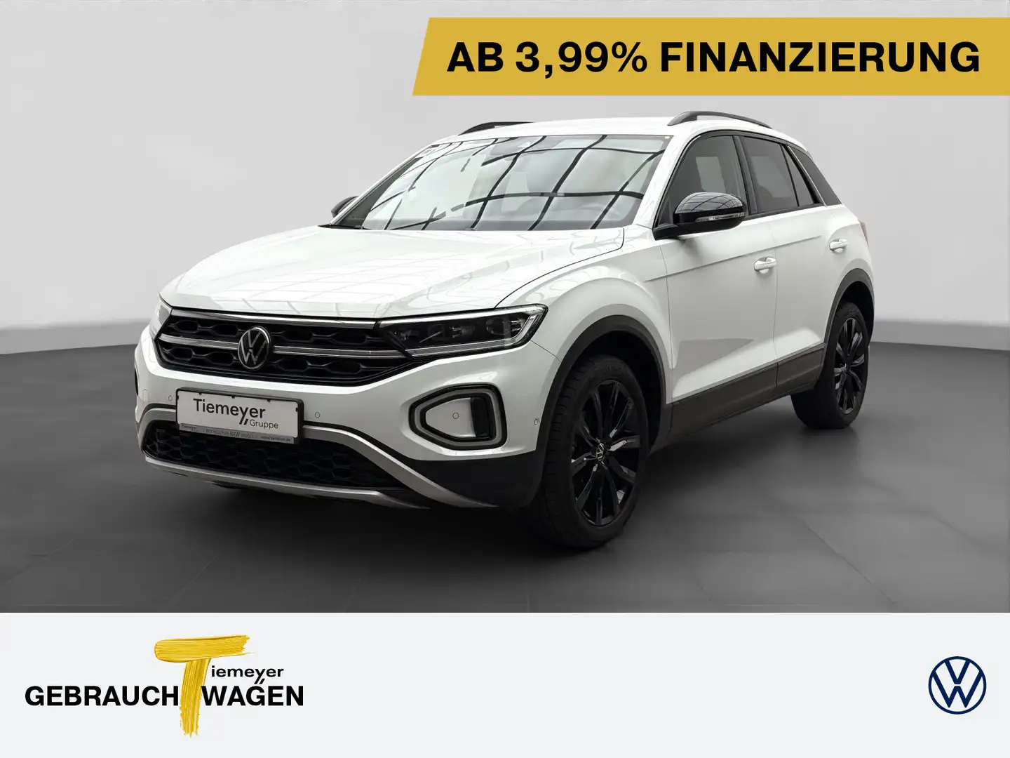 Volkswagen T-Roc 1.0 TSI BLACK STYLE LM18 NAVI AHK KAMERA Weiß - 1
