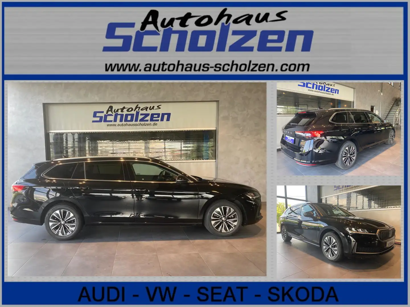 Skoda Superb TDI 4x4 Selection Navi App ACC 5JG 360° Negro - 1