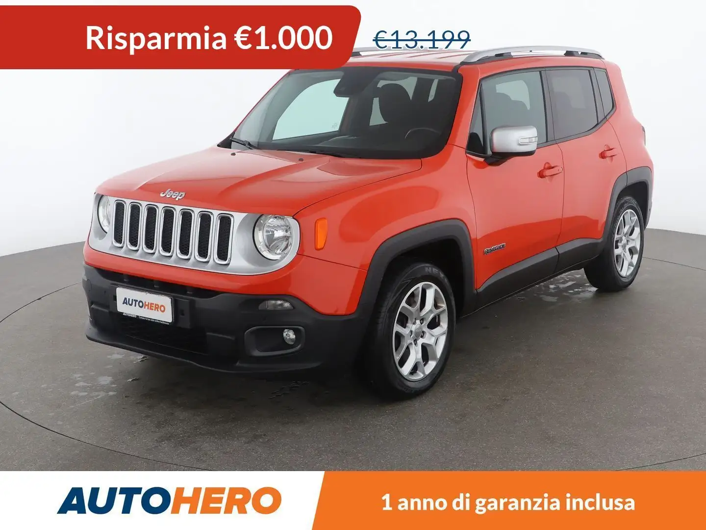 Jeep Renegade 1.6 M-Jet Limited FWD Arancione - 1