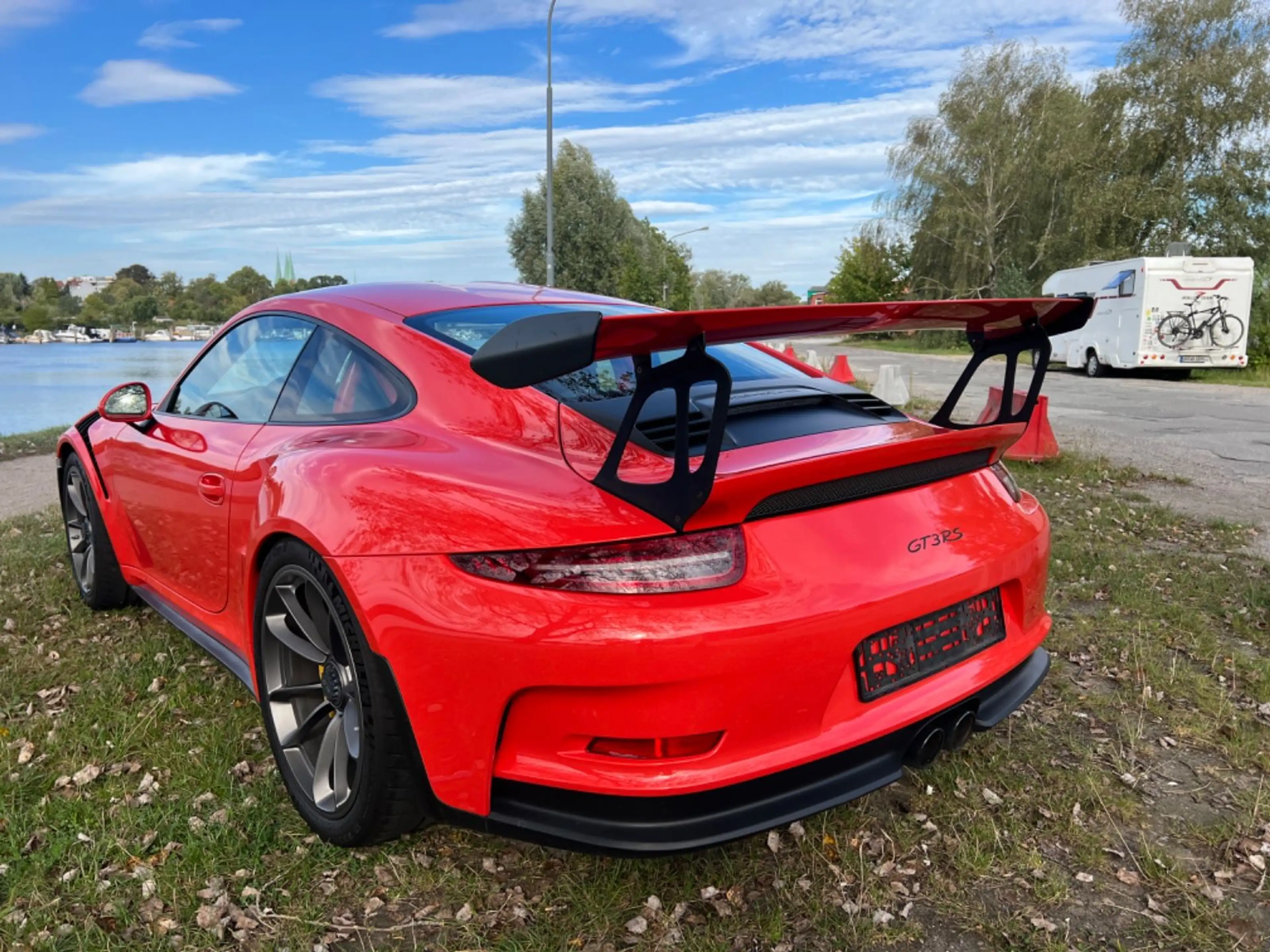 Porsche 991 GT3 RS PCCB, Lift ,LED, Approved,Lava Orange — photo 8