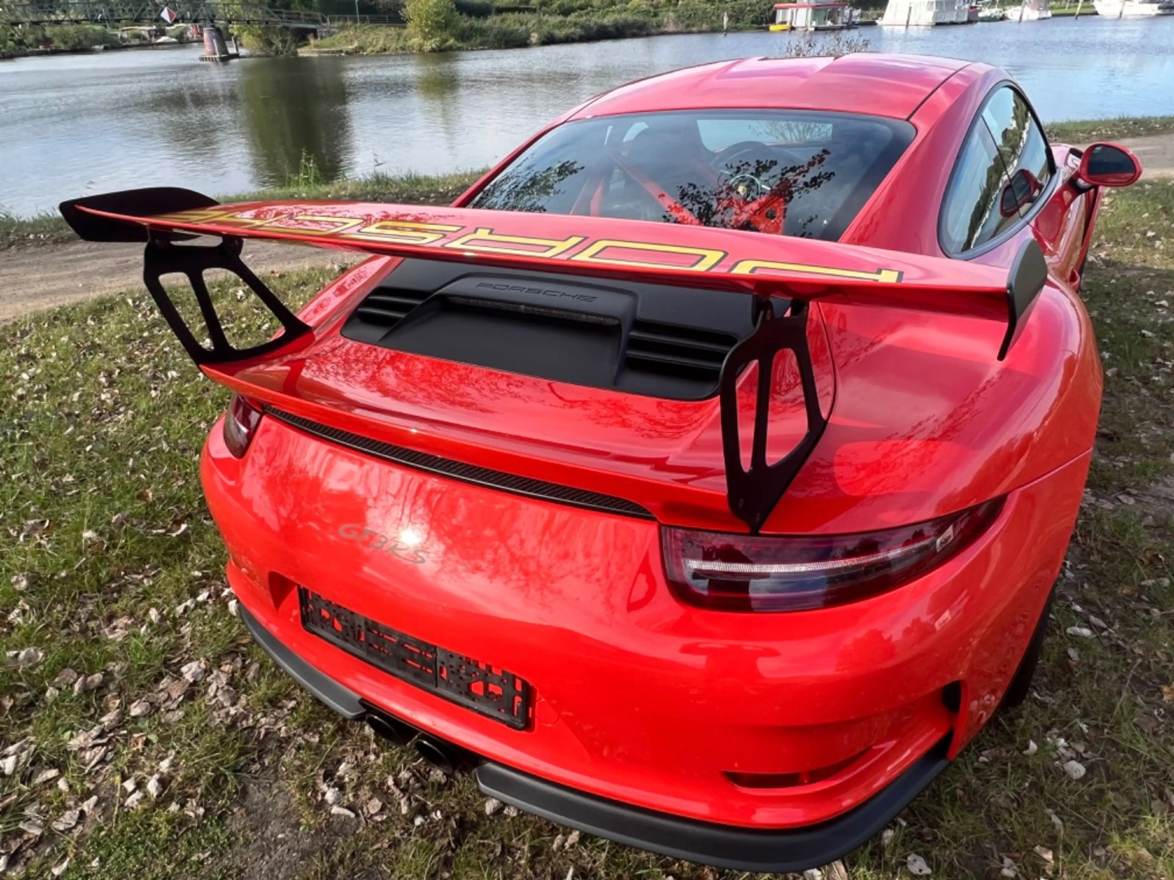 Porsche 991 GT3 RS PCCB, Lift ,LED, Approved,Lava Orange — photo 6