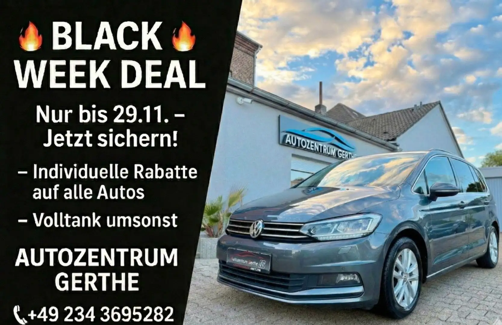 Volkswagen Touran Comfortline BMT/Start-Stopp *Automatik* Grau - 1