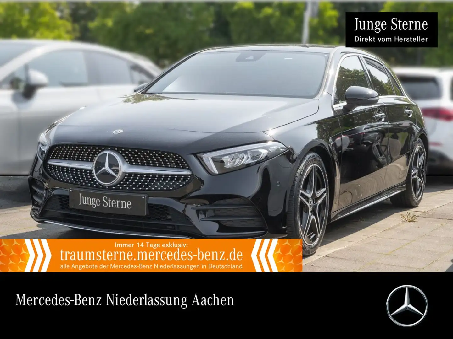 Mercedes-Benz A 180 AMG+LED+KAMERA+7G Zwart - 1