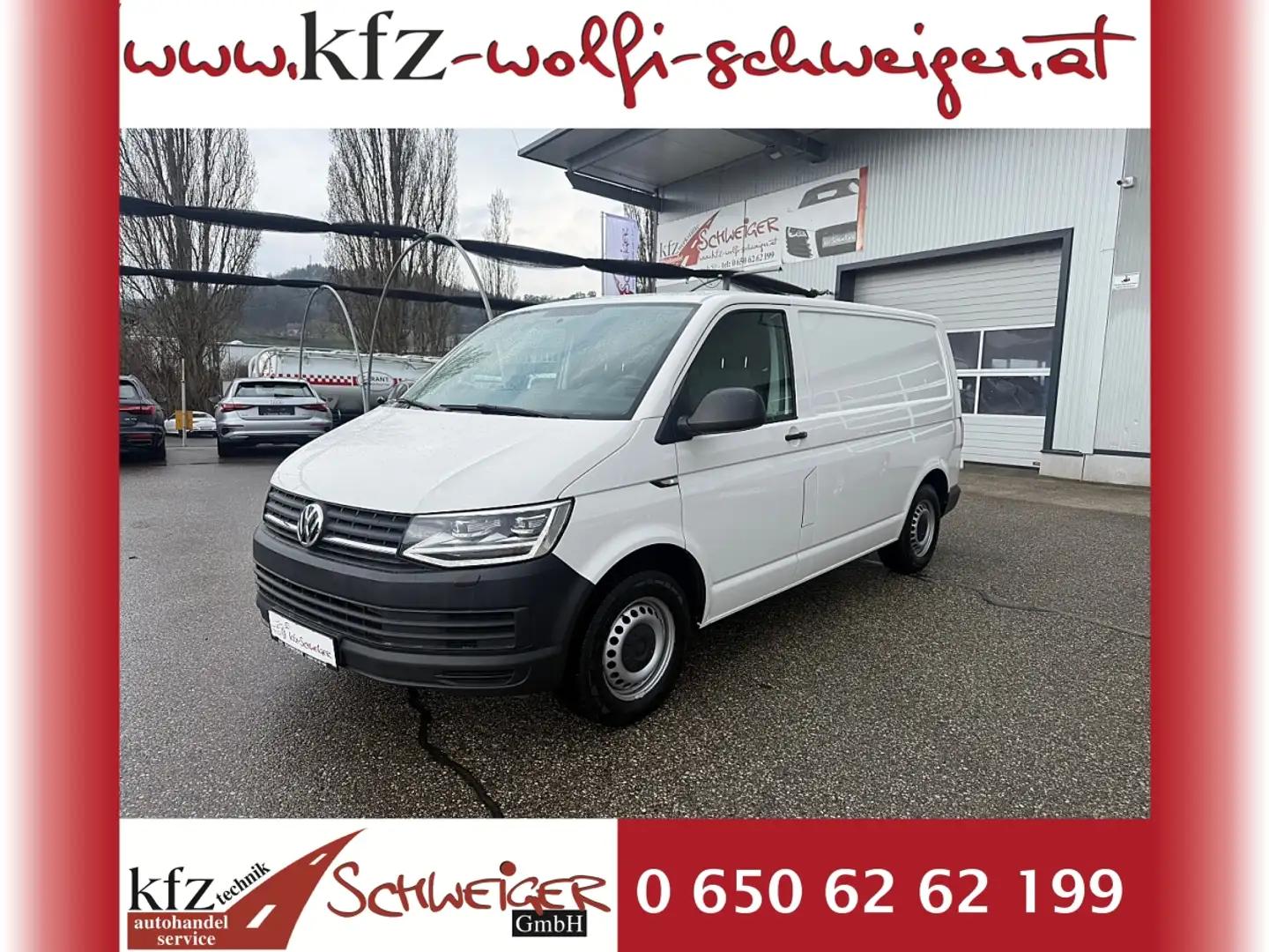 Volkswagen T6 Transporter T6 Kastenwagen KR 2,0 TDI BMT Weiß - 1