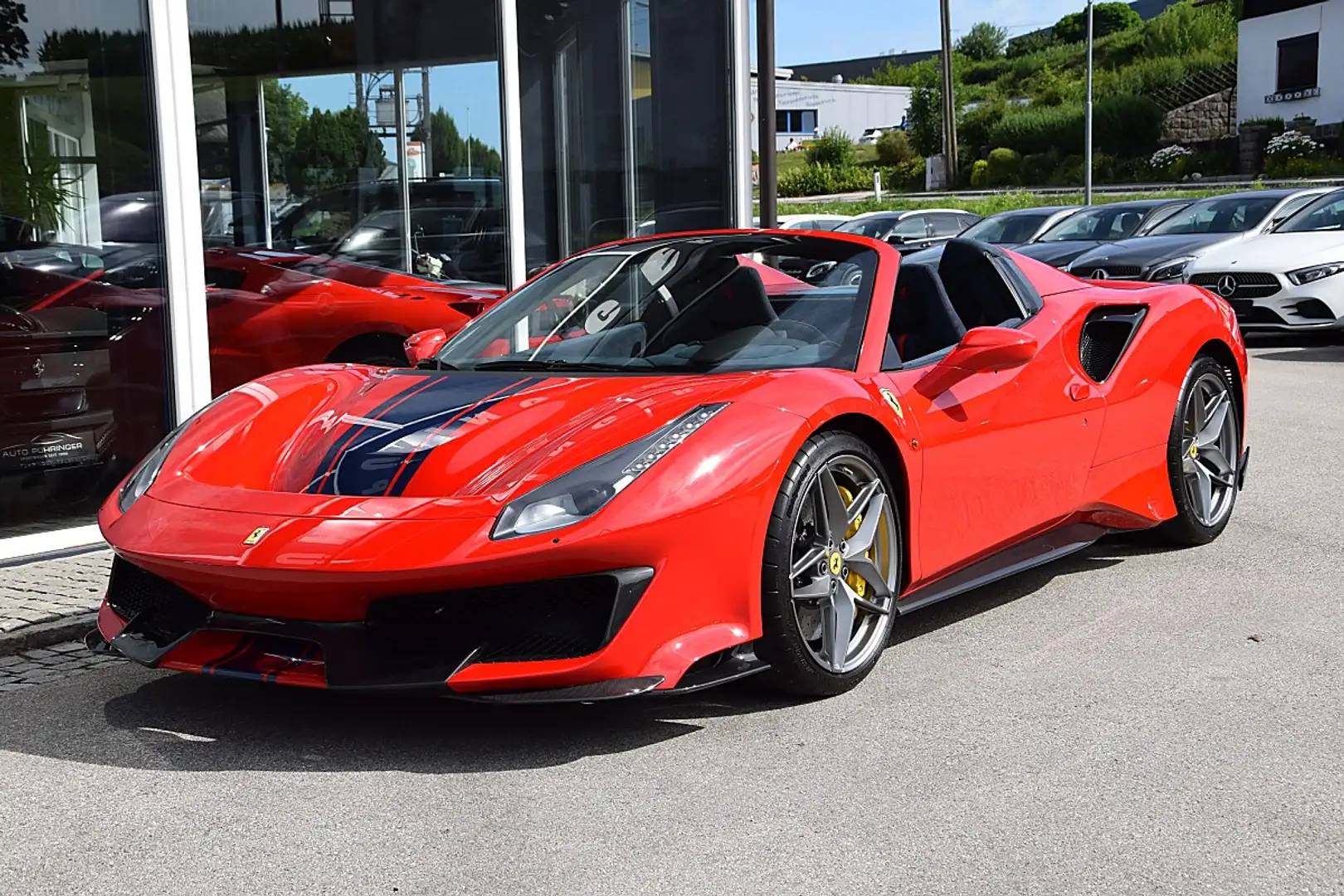 Ferrari 488 Spider Pista *Full Carbon*Kamera*Alcantara Blu ... Rot - 2