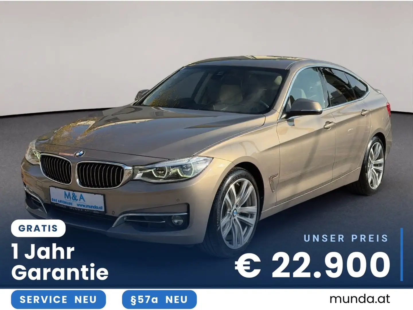 BMW 330 3er GT Luxury Line Braun - 1