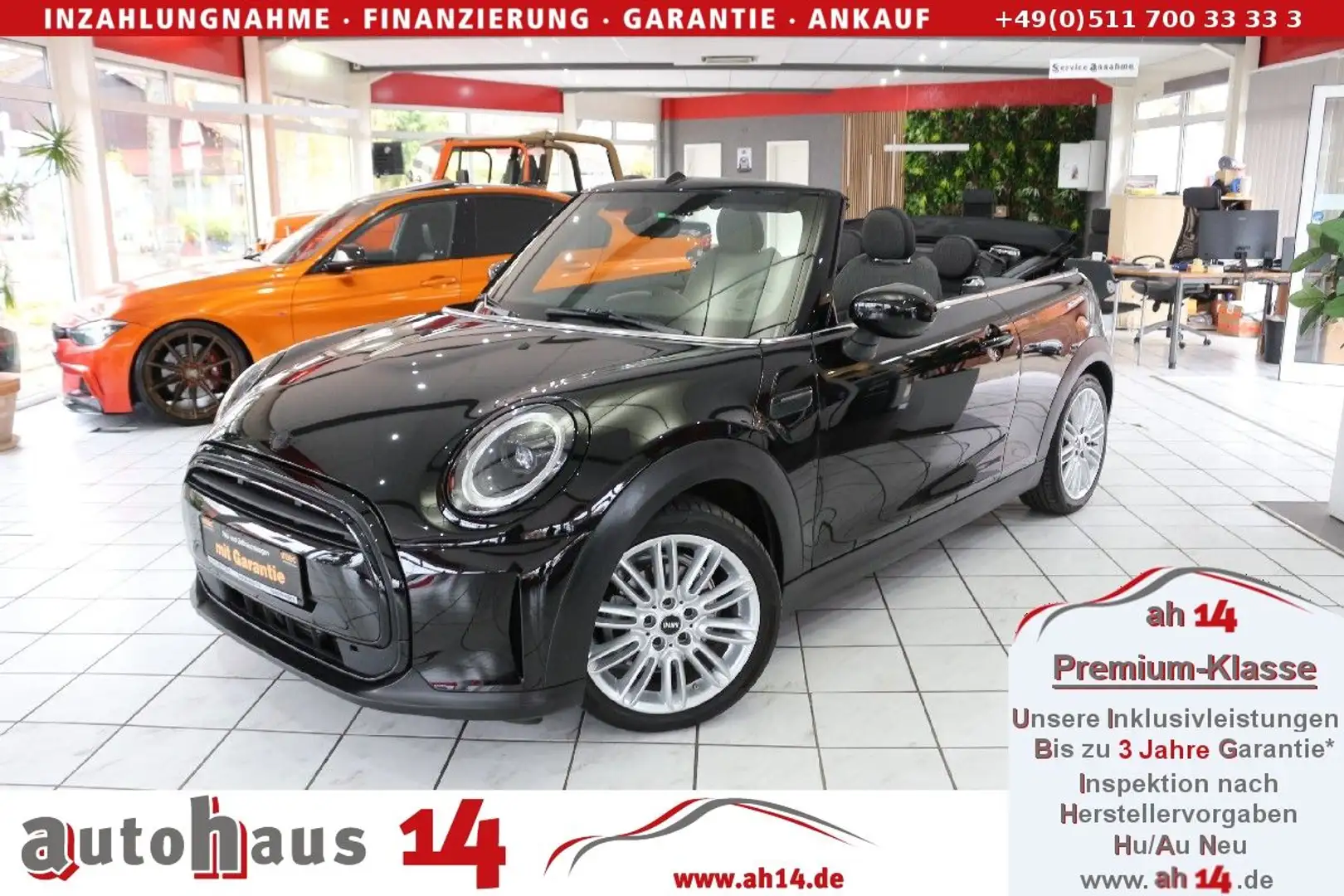 MINI One Cabrio - LED-Leder-Navi-ACP-Kamera-Lenkheiz Schwarz - 1