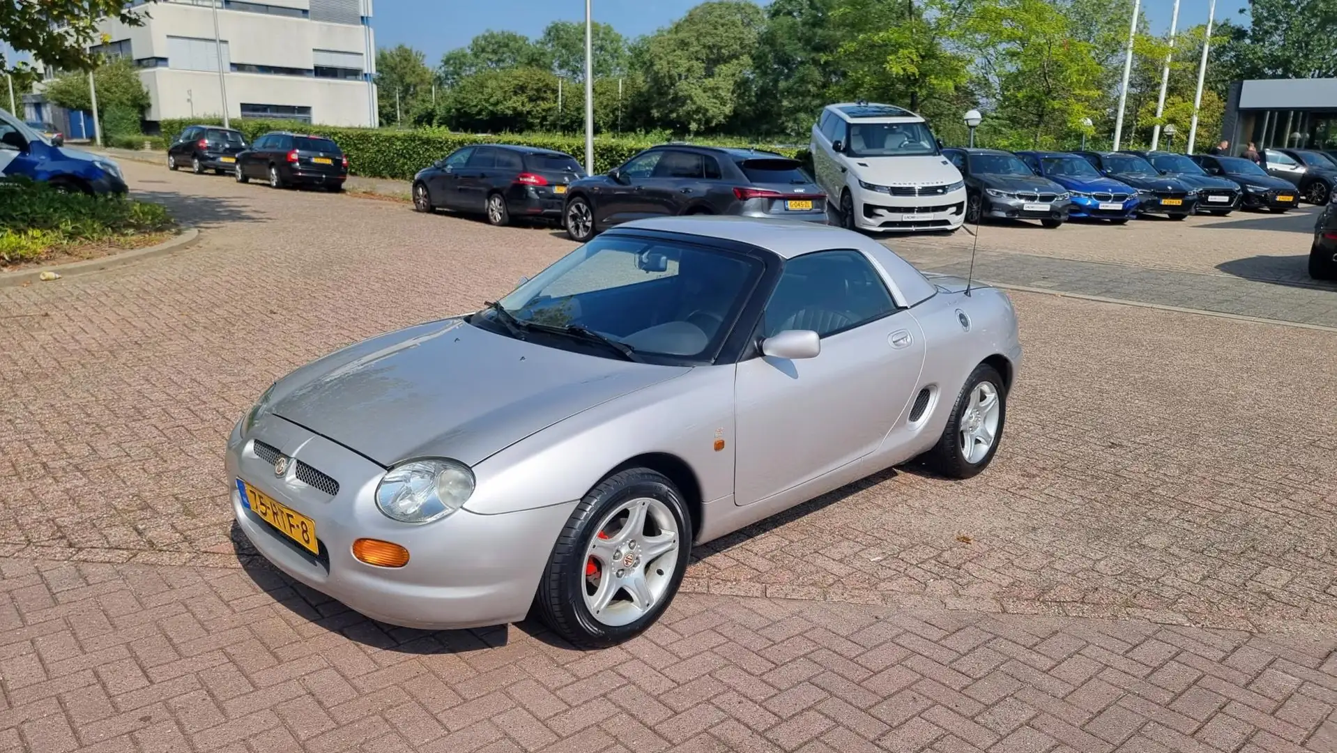 MG MGF 1.8i Cabriolet met Hardtop,bj.98,kleur:grijs,Leder Grijs - 2