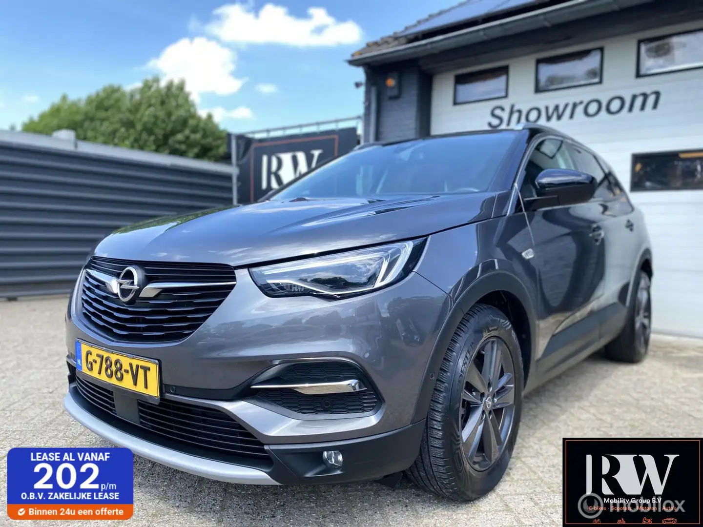 Opel Grandland X 1.2 Turbo Cruise, climate, carplay Gris - 1