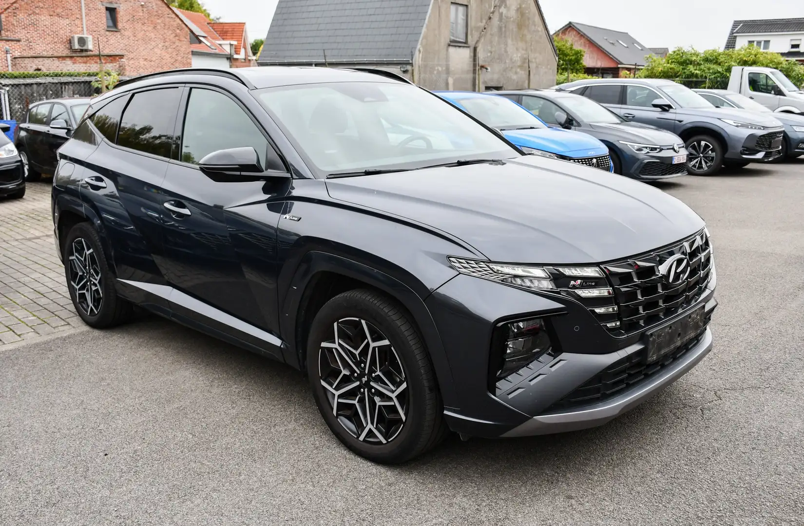 Hyundai TUCSON TUCSON 1.6 T-GDi Plug-in-Hybrid N-Line - TREKHAAK Gris - 2