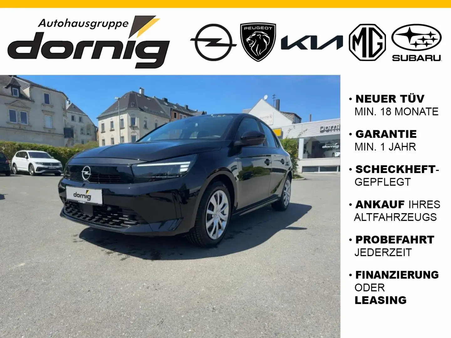 Opel Corsa F Edition, Klima, SHZ,LKHZ Schwarz - 1