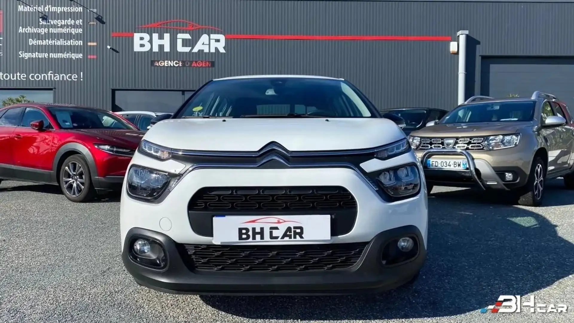 Citroen C3 GENERATION-III 1.5 BLUEHDI 100 FEEL BUSINESS START-STOP Blanc - 2