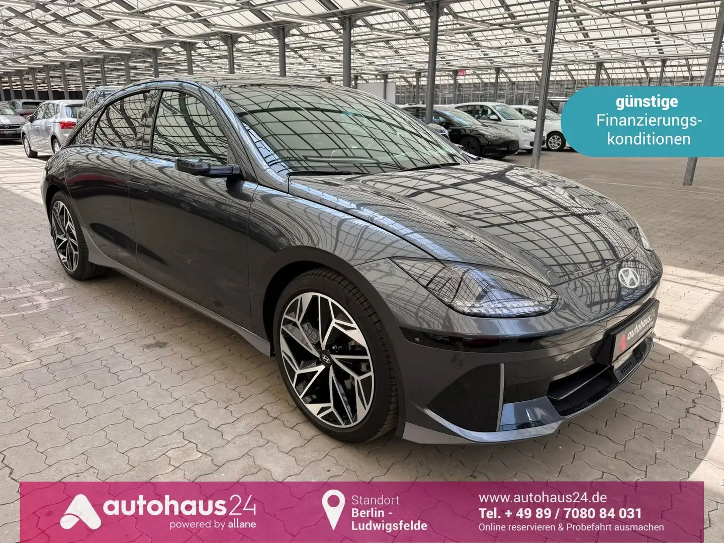 Hyundai IONIQ 6 Uniq  77,4kWh|BOSE|Kamera|ACC Grau - 1