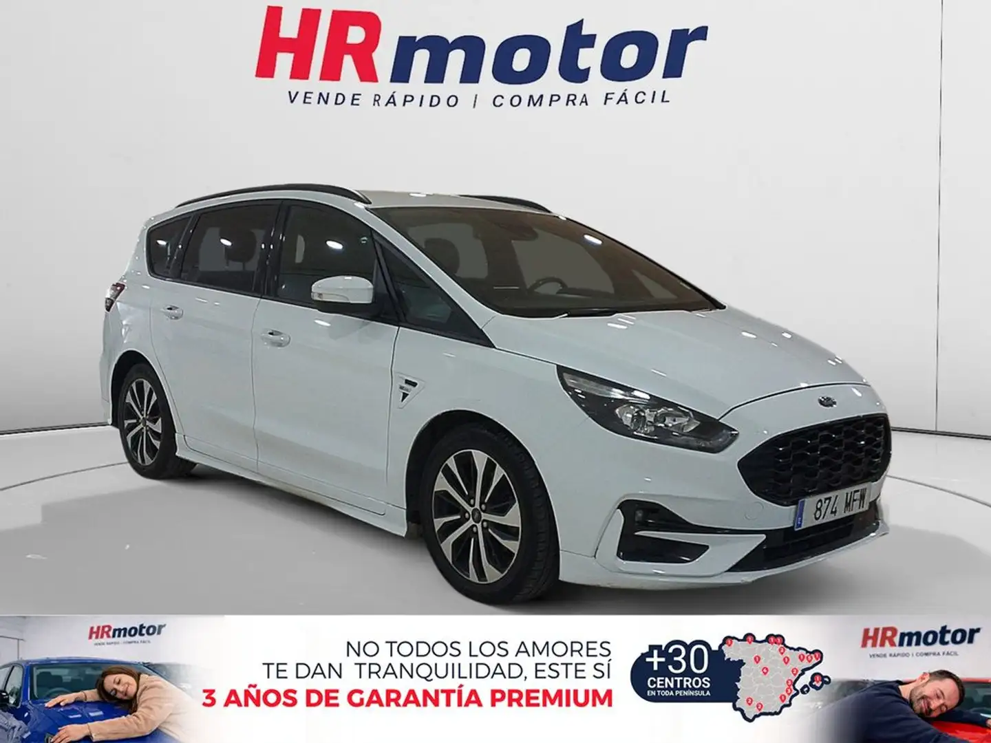 Ford S-Max Hybrid ST-Line Blanc - 1